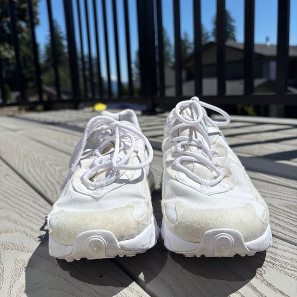 Nike Air Max 270 React Running Shoes Ivory BQ0103-100 Size 5Y Women's Size 6 - Picture 7 of 10